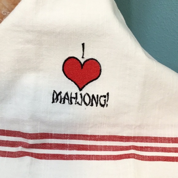 Mahjong Stripe Pom-Pom Kitchen Towel Set